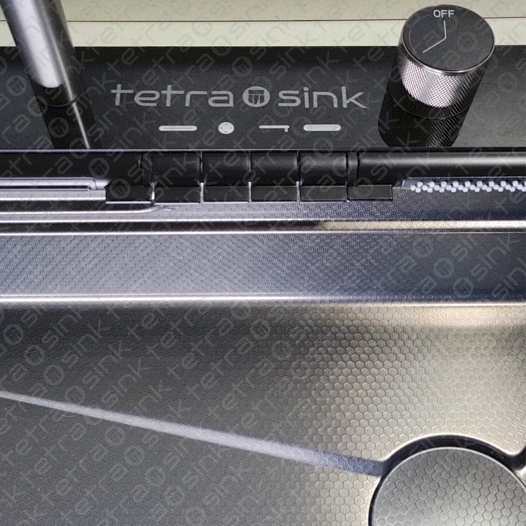 Πολυλειτουργικός νεροχύτης κουζίνας | Tetra Sink | 24NBS304R75 | Πολυλειτουργικός νεροχύτης για κουζίνα με βαθιά γούρνα και υψηλής ποιότητας μίξερ κατα