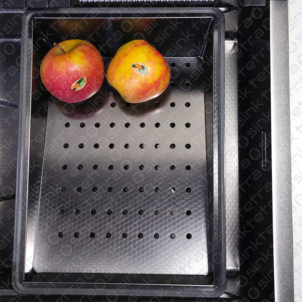 Πολυλειτουργικός νεροχύτης κουζίνας | Tetra Sink | 24NBS304R75 | Πολυλειτουργικός νεροχύτης για κουζίνα με βαθιά γούρνα και υψηλής ποιότητας μίξερ κατα