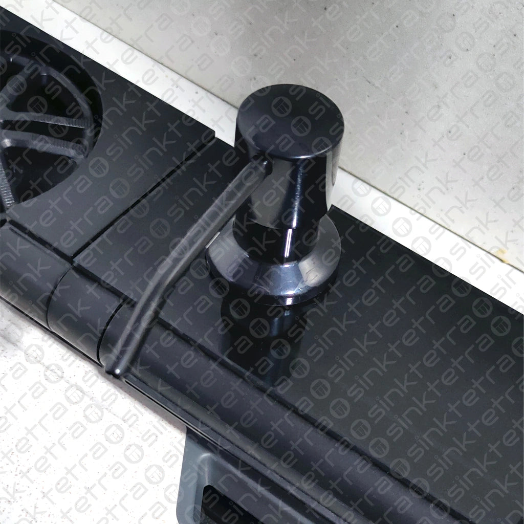 Πολυλειτουργικός νεροχύτης κουζίνας | Tetra Sink | 24NBS304R75 | Πολυλειτουργικός νεροχύτης για κουζίνα με βαθιά γούρνα και υψηλής ποιότητας μίξερ κατα