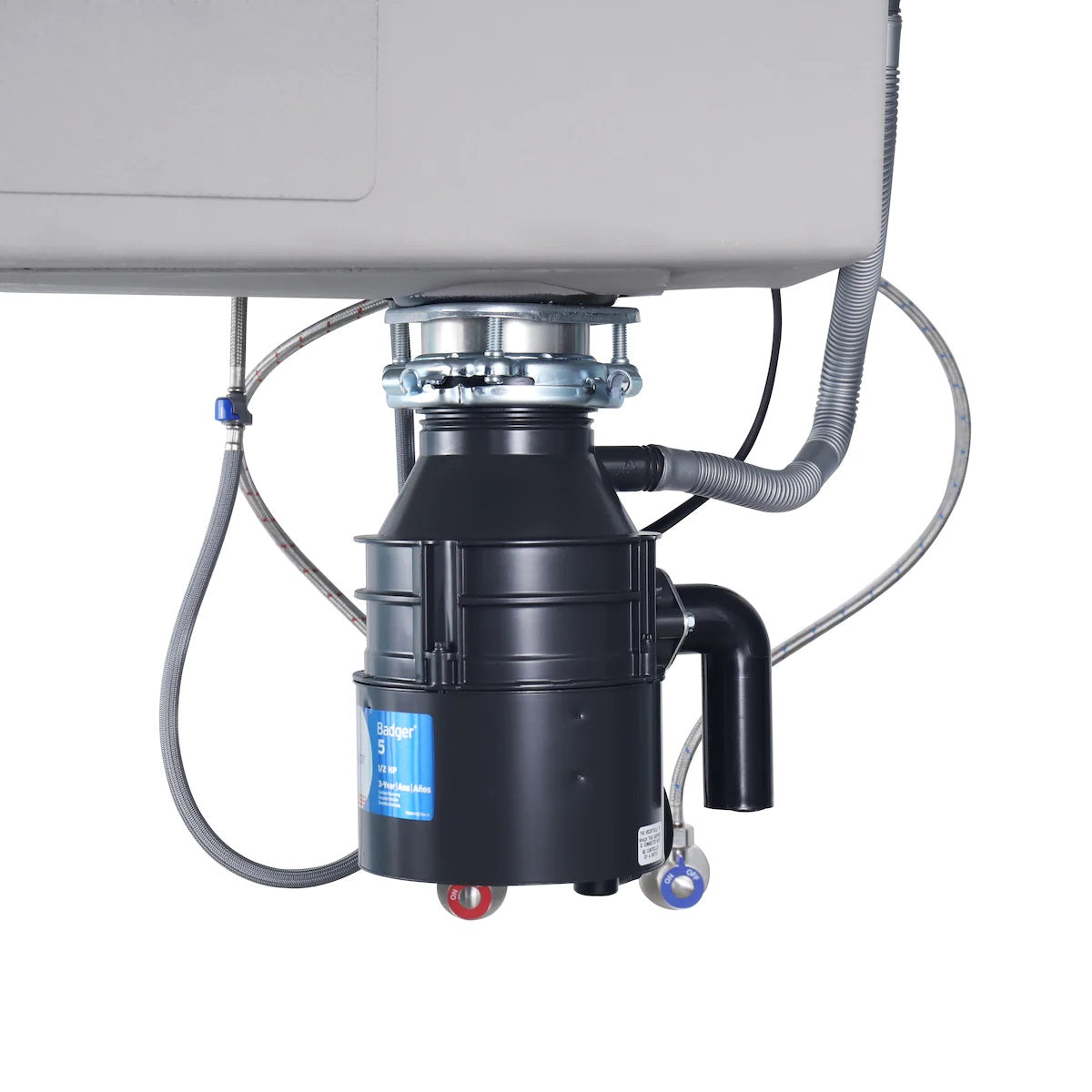 Multifunctional kitchen sink | Tetra Sink | 24NBS304R75 | Multifunctional sink for kitchen with deep trough and high-quality waterfall mixer - Tetrasink